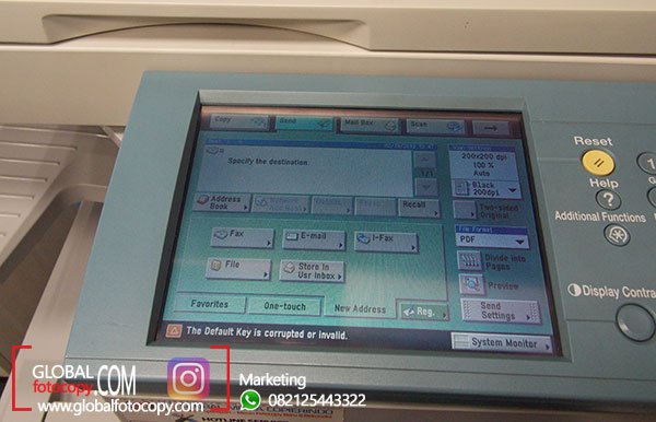 Cara Menyimpan Hasil Scan di Mesin Fotocopy